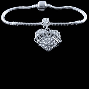 Paramedic  bracelet Paramedic gift European style Paramedic jewelry Paramedic charm bracelet
