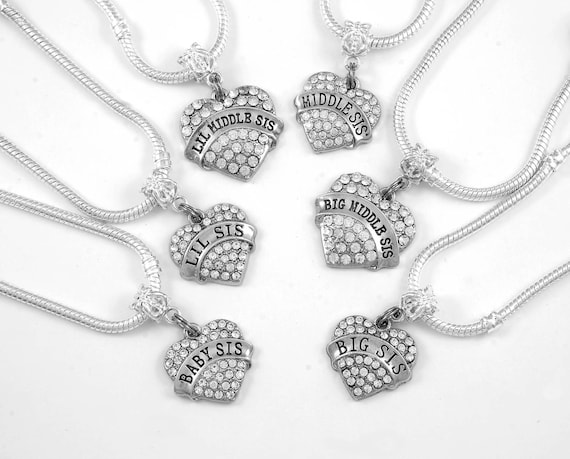 Sister necklaces 2024 for 6