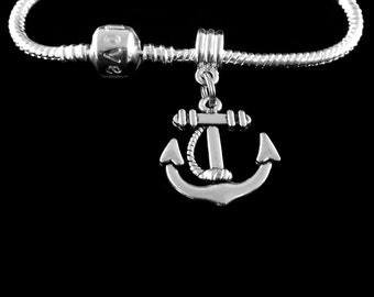 Anchor bracelet Nautical bracelet  Beach bracelet  ship bracelet  boat bracelet sailing bracelet sailor bracelet  Navy