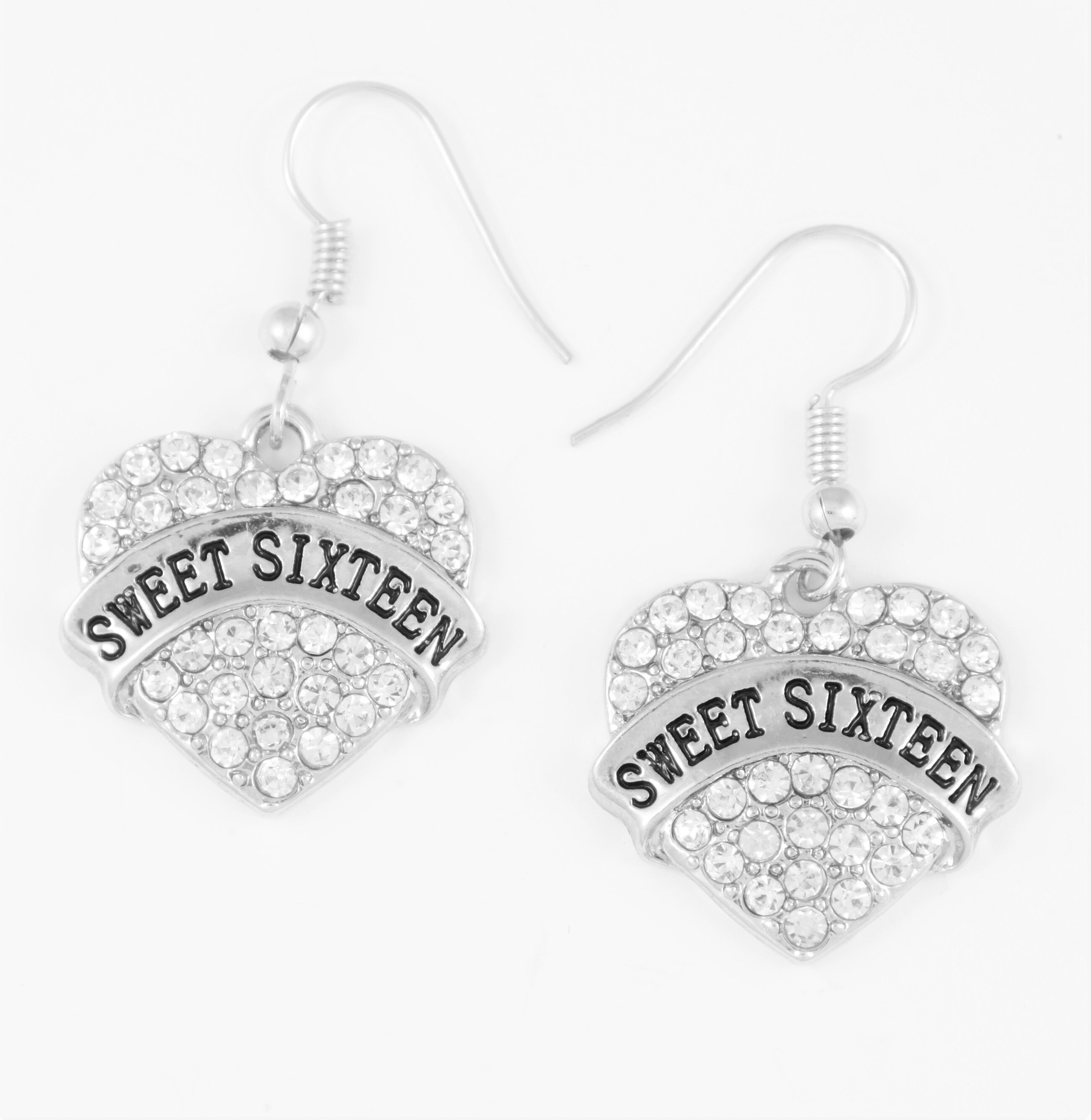 Sweet 16 earrings sweet 16 drops or dangle earrings for your Etsy