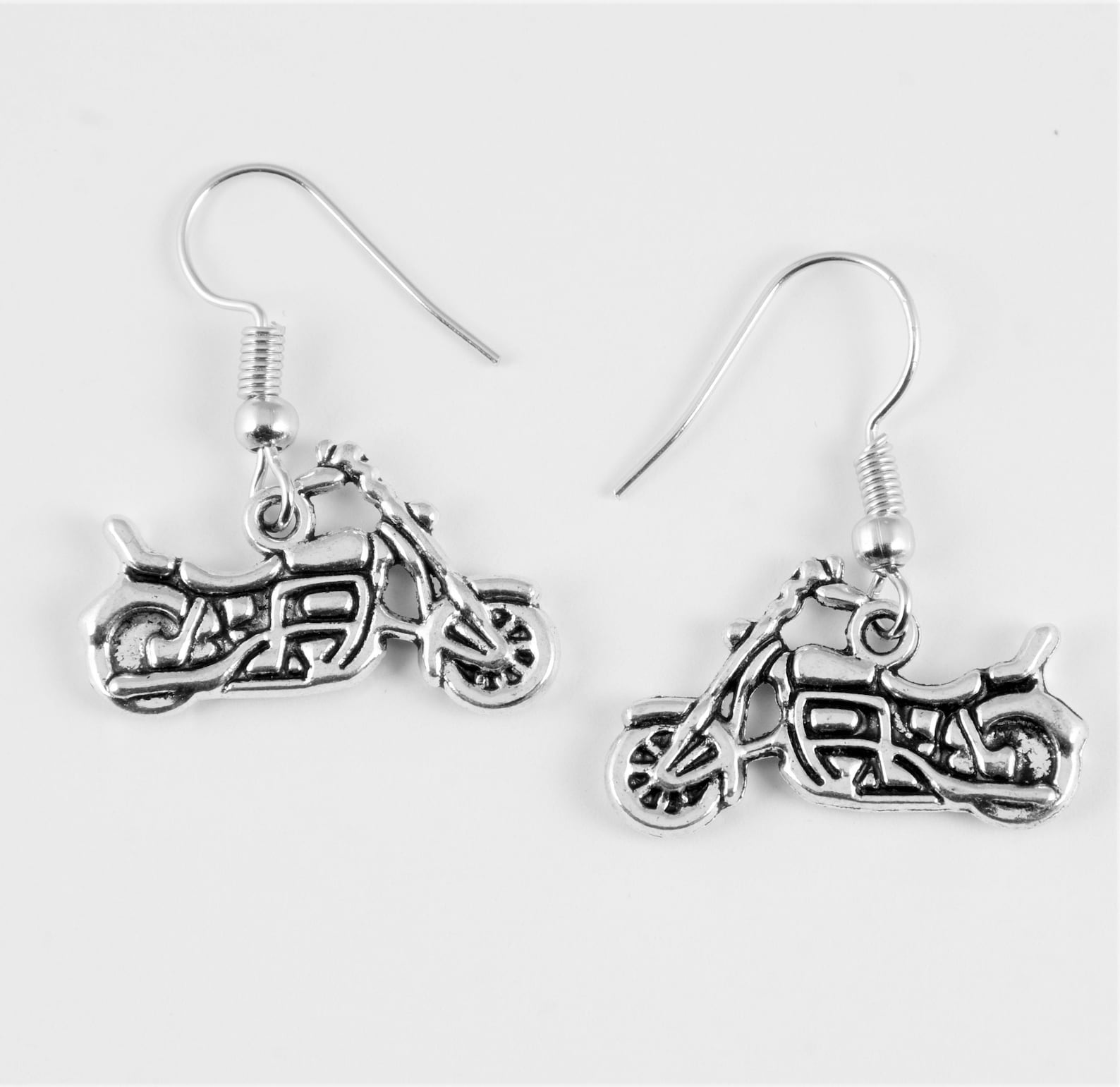 Motorcycle earrings 1 order is 5 pairs of earrings clearance Etsy