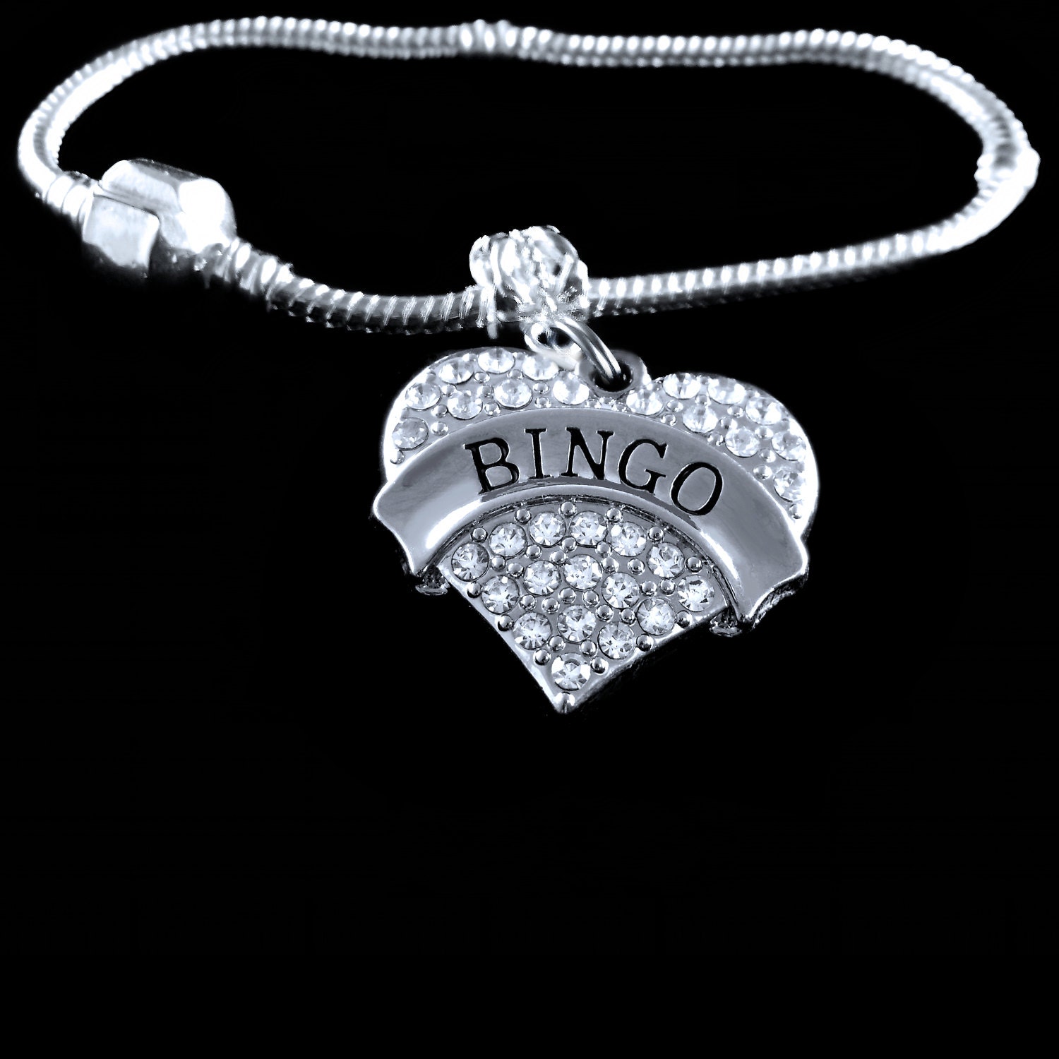 Bingo 9mm Italian Charm For Italian Charm Bracelets Stainless Steel