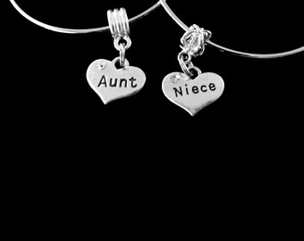 Aunt gift Niece gift Aunt bracelet set Niece bracelet set