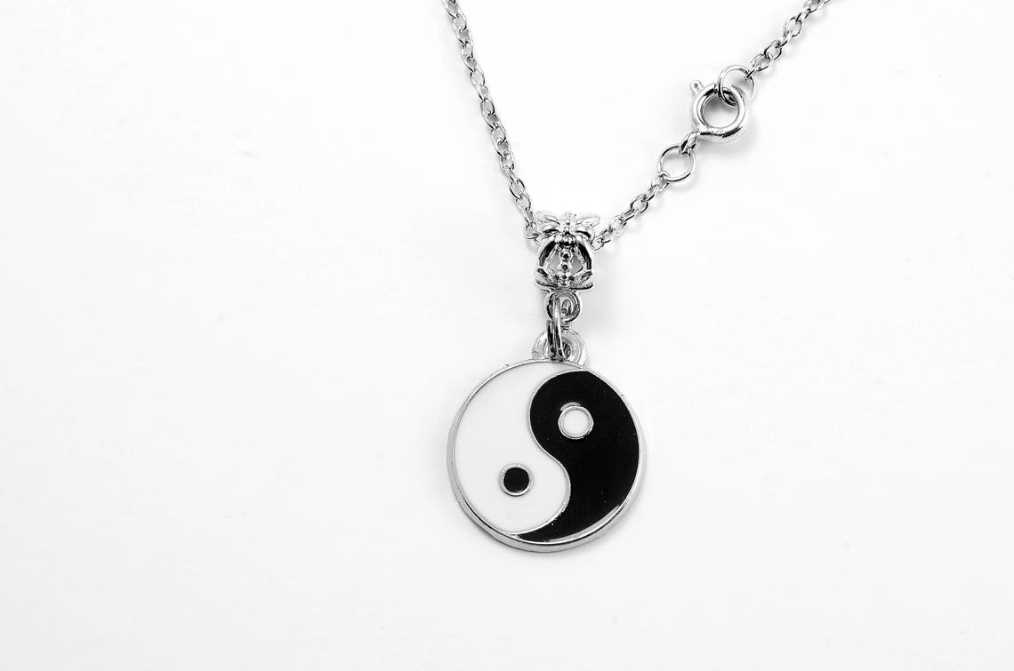 Yin et Yang Charm collier ying yang collier ying et yang - Etsy France