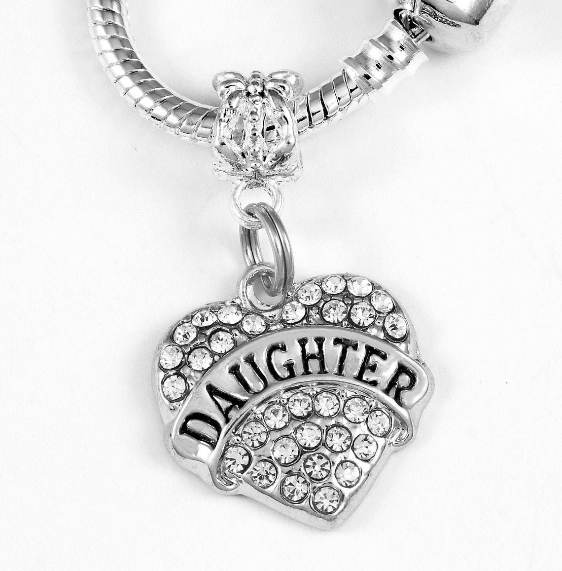 Daughter bracelet Daughter charm bracelet slider bracelet Etsy