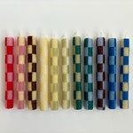 Checkered Candles