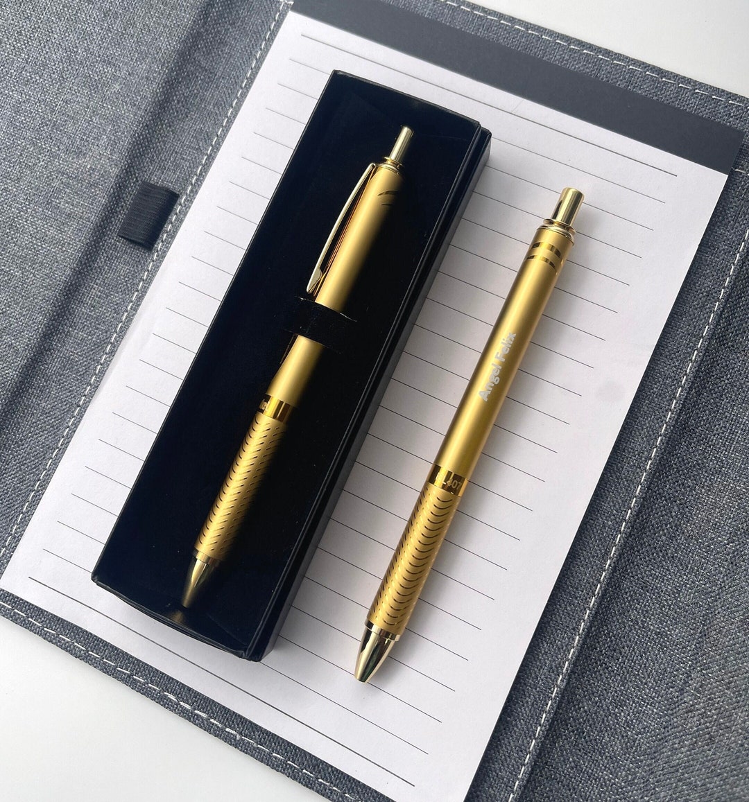 Custom Golden Award Pen, Pentel Energel Metal Pen - Etsy