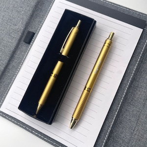 Custom Golden Award Pen, Pentel EnerGel Metal Pen