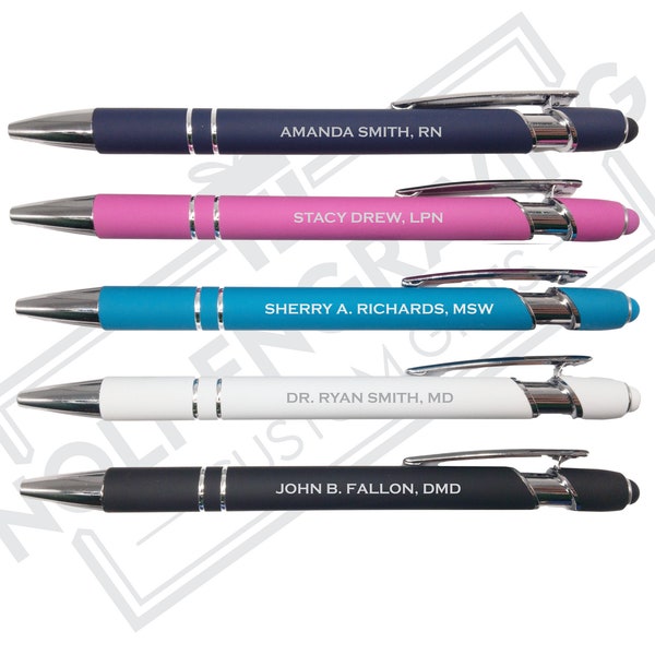 Personalized Ballpoint Pens for Doctor, Dentist, Nurse, Social Worker, Counselor, or Medical Professional
