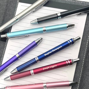 Personalized Pentel EnerGel Metal Pen: Engraved Gift for Professionals