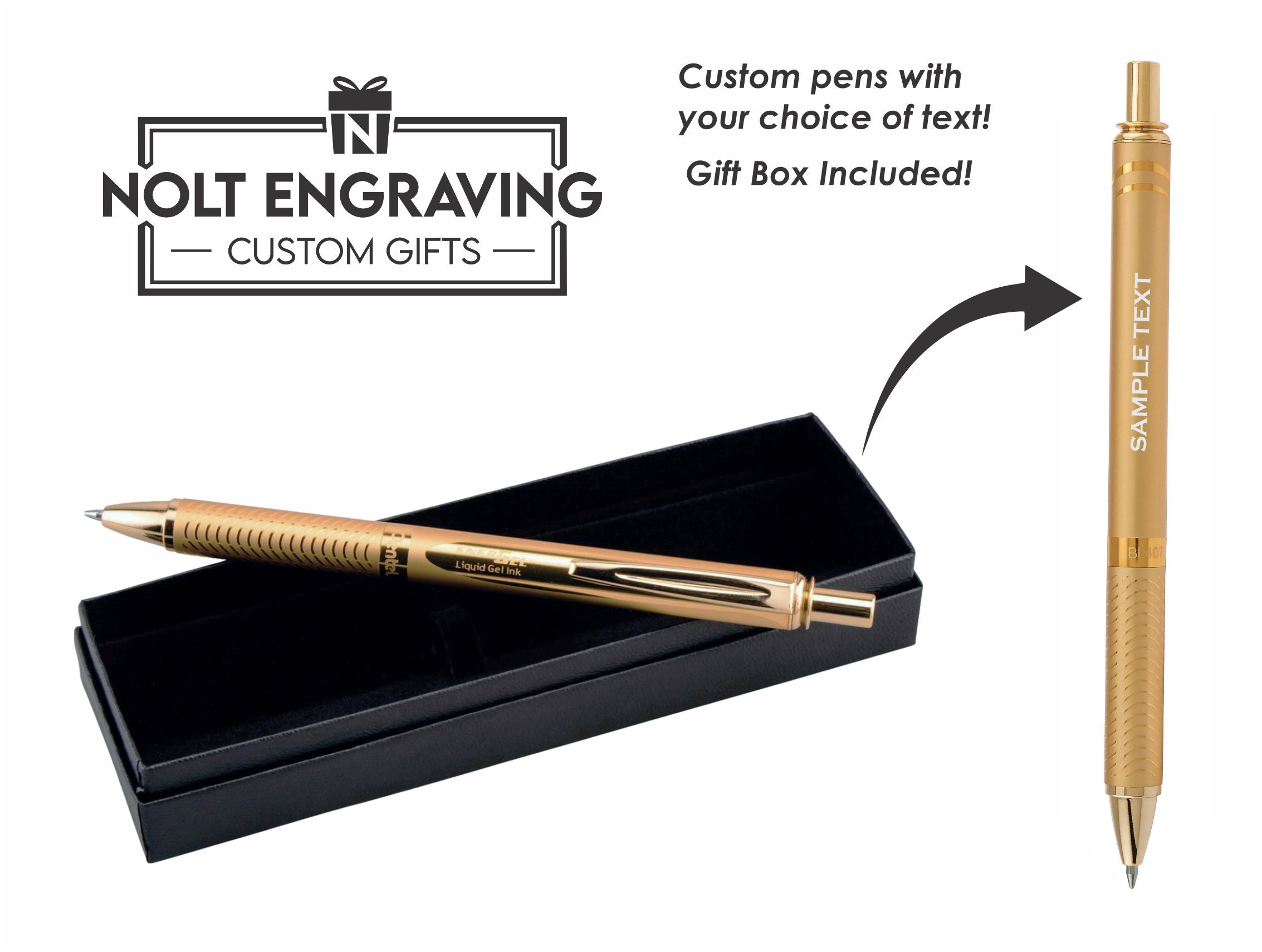 Black Gold Crude Oil Pen Set - Petroleum Industry Gift Pens