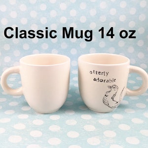 Otterly Adorable Ceramic Mug 14 Fluid ounces