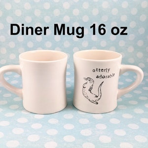 Otterly Adorable Ceramic Mug 16 Fluid ounces