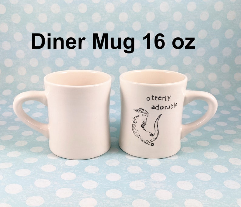 Otterly Adorable Ceramic Mug 16 Fluid ounces