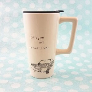 Supernatural Carry On Baby Impala ceramic travel mug tall and grande image 3