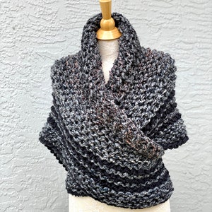 Outlander Claire&#39;s Schal, Schultertuch, großer Cross-Body-Schal, Strickweste, Geschenk für Mama, sie, Freundin