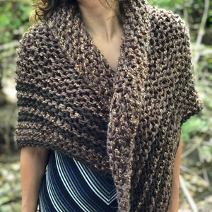 Outlander Shawl, Cowl, Triangle Scarf, Hand Knitted Shoulder Wrap, Neck ...