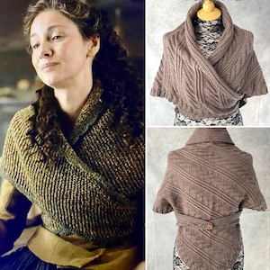 Outlander Schal gestrickt, Bandana Schal, gestrickter Schal, gestrickter Schal, Halswärmer, Outlander Geschenk, Geschenk für Mama