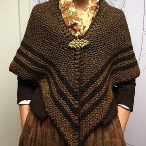 Outlander Strickschal, Handgestrickter Schal, Schultertuch, Halswärmer, Outlander Kostüm, Kleidung, Geschenk für Mutter, Freundin