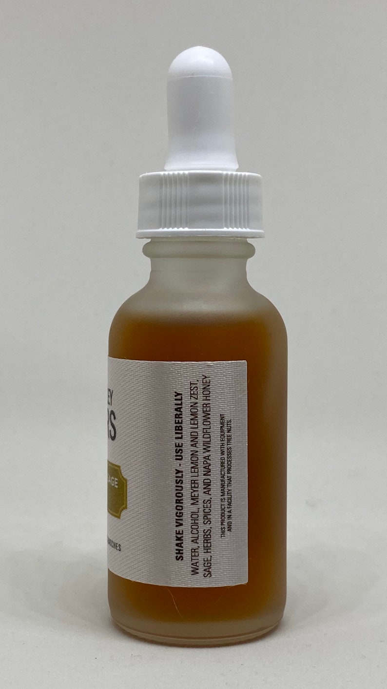 Meyer Lemon Sage Bitters Etsy