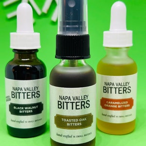 15% OFF - Bourbon Lovers - Cocktail Bitters Set