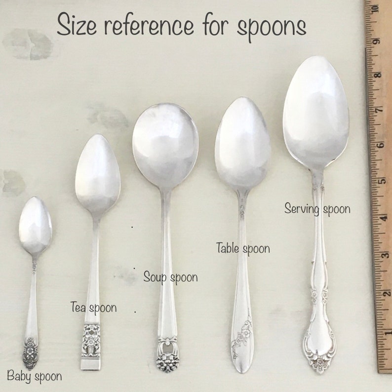 Antique Silver Baby Spoon Personalized Baby Gift Newborn Etsy