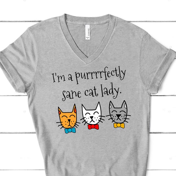 Cat Lady Tshirt Etsy