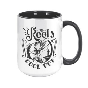 Well Fed Fishing Mug Personalized Gift for Fishermen, Funny