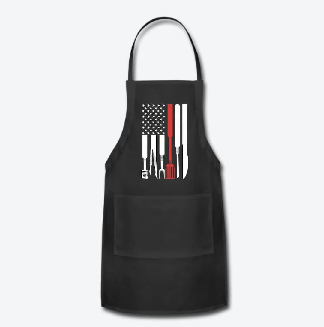 The Grillfather and Grilling Tools American Flag Gift Set of BBQ Themed Kitchen  Towels for Dad Men Who Love Grilling BBQ Grill Cooking 