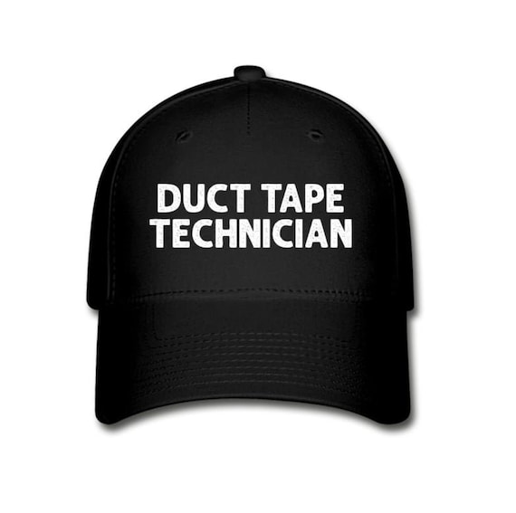 Duct Tape Technician Baseball Cap for Men Funny Hat Birthday