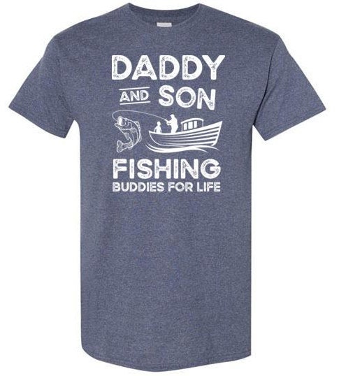 Mens Fishing Dad Fishing Buddy Father Son Fishing Unisex Shirt