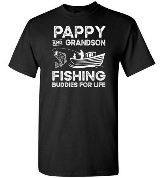 Pappy and Grandson Fishing Buddies for Life Shirt for Men Boys