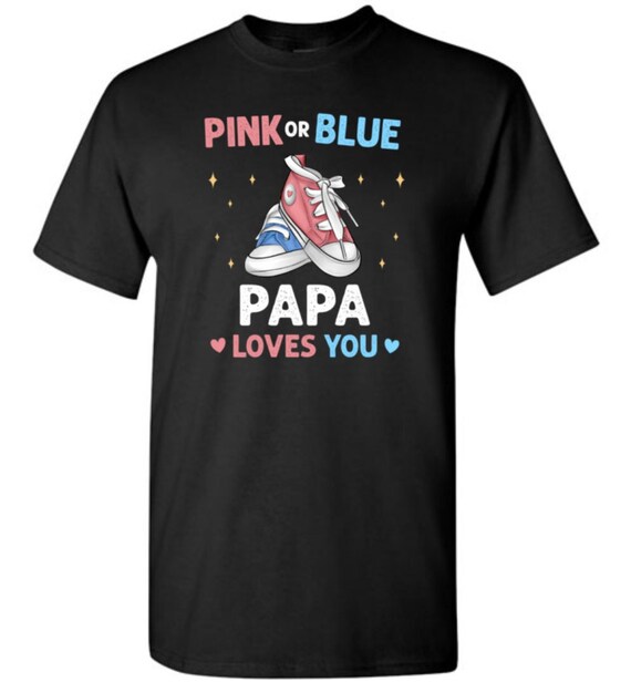 Mens Gender Reveal Shirt For Papa : Grandpa Loves You T-Shirt Mens Gender Reveal Shirt For Papa : Grandpa Loves You T-Shirt