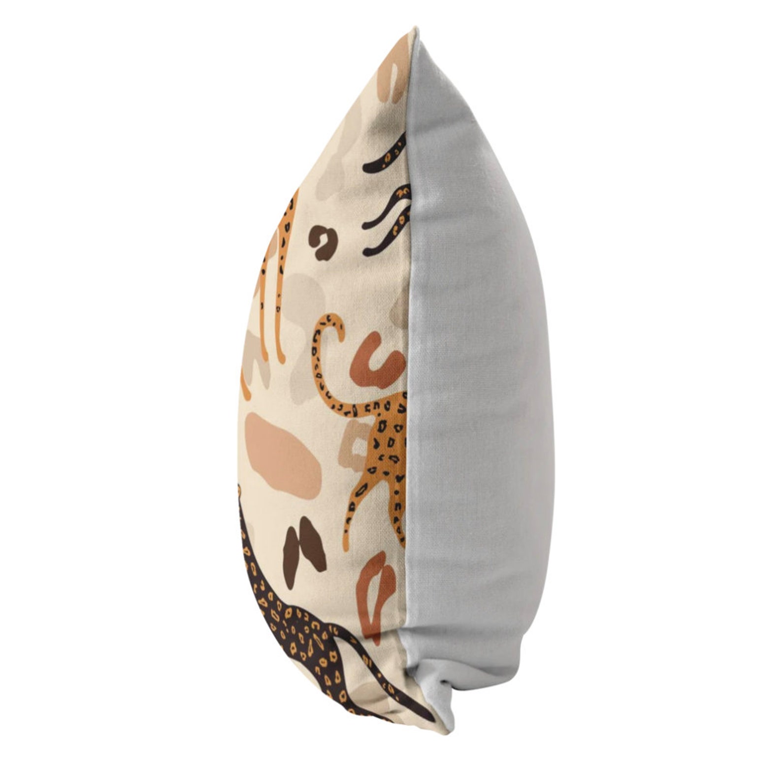 Moderno juego de funda de almohada de guepardo de 2 / | Etsy