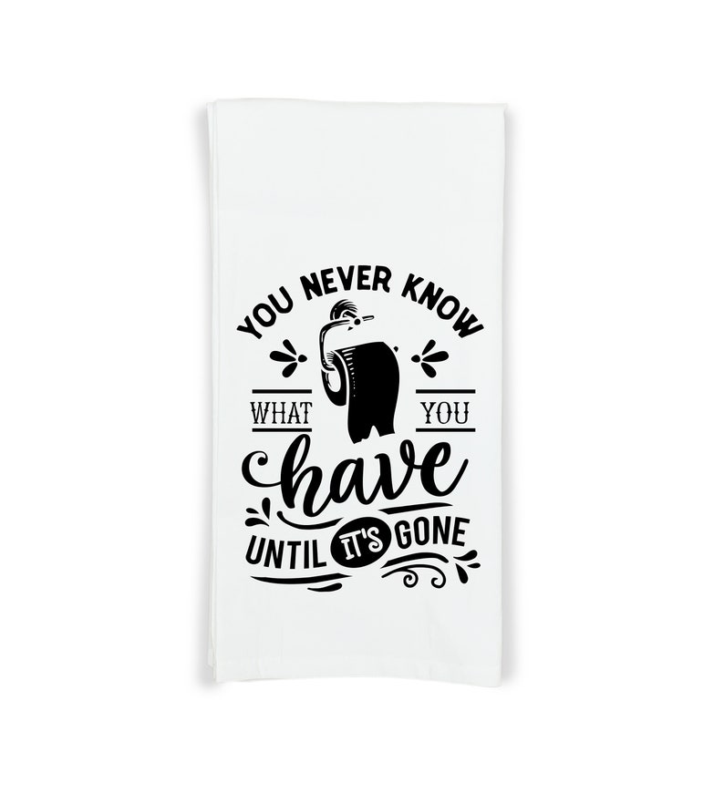 Set of 6 Funny Bathroom Hand Towels Flour Sack Towel Gift Etsy