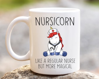 Blue Personalised Gift Nurse Mug Cup Present Idea Navy Top/Trousers, White Trim Blue Personalised Gift Nurse Mug Cup Present Idea Navy Top/Trousers, White Trim