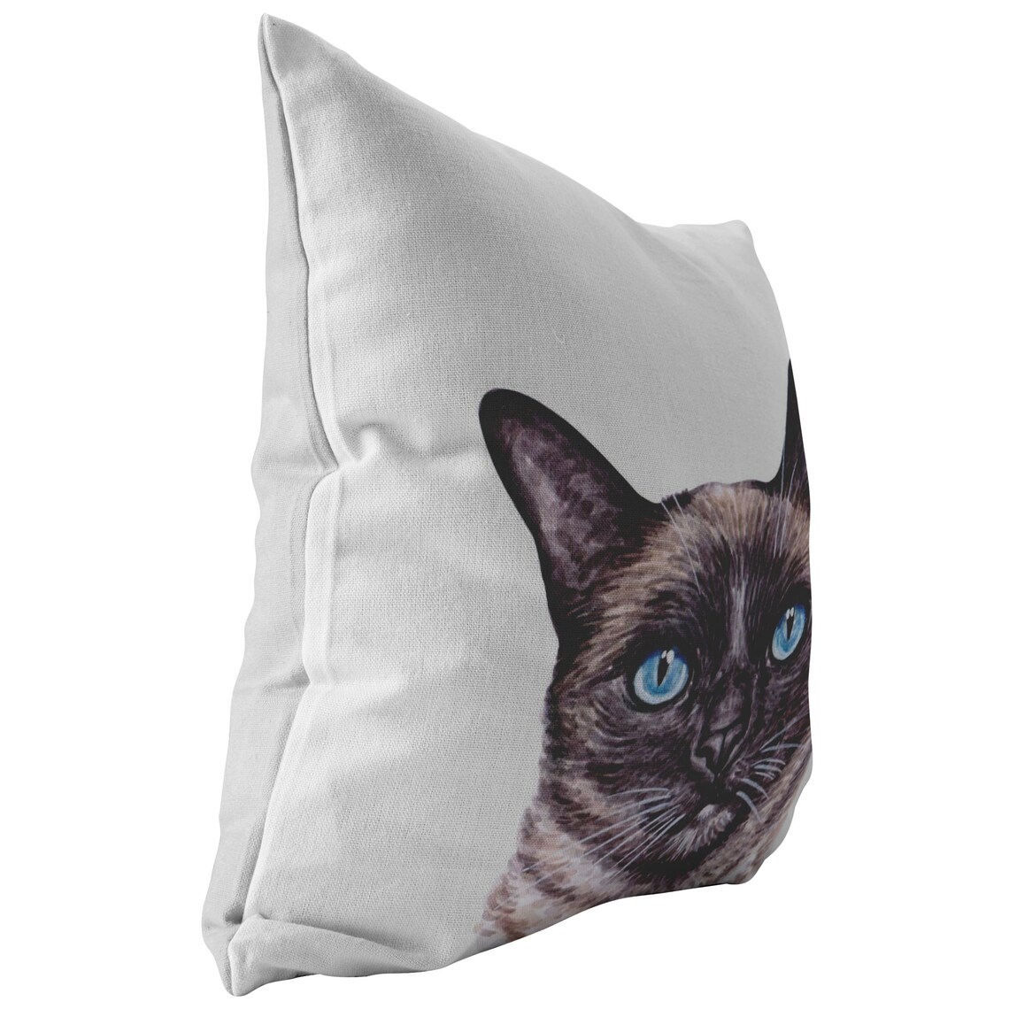 Siamese Cat Throw Pillow Gift for Cat Lover Mothers Day Idea Etsy.de