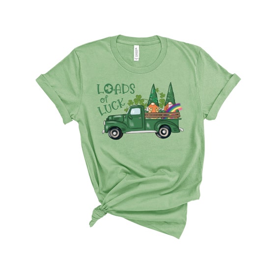 Loads Of Luck Truck Golden Retriever St Patrick's Day T-Shirt Loads Of Luck Truck Golden Retriever St Patrick's Day T-Shirt