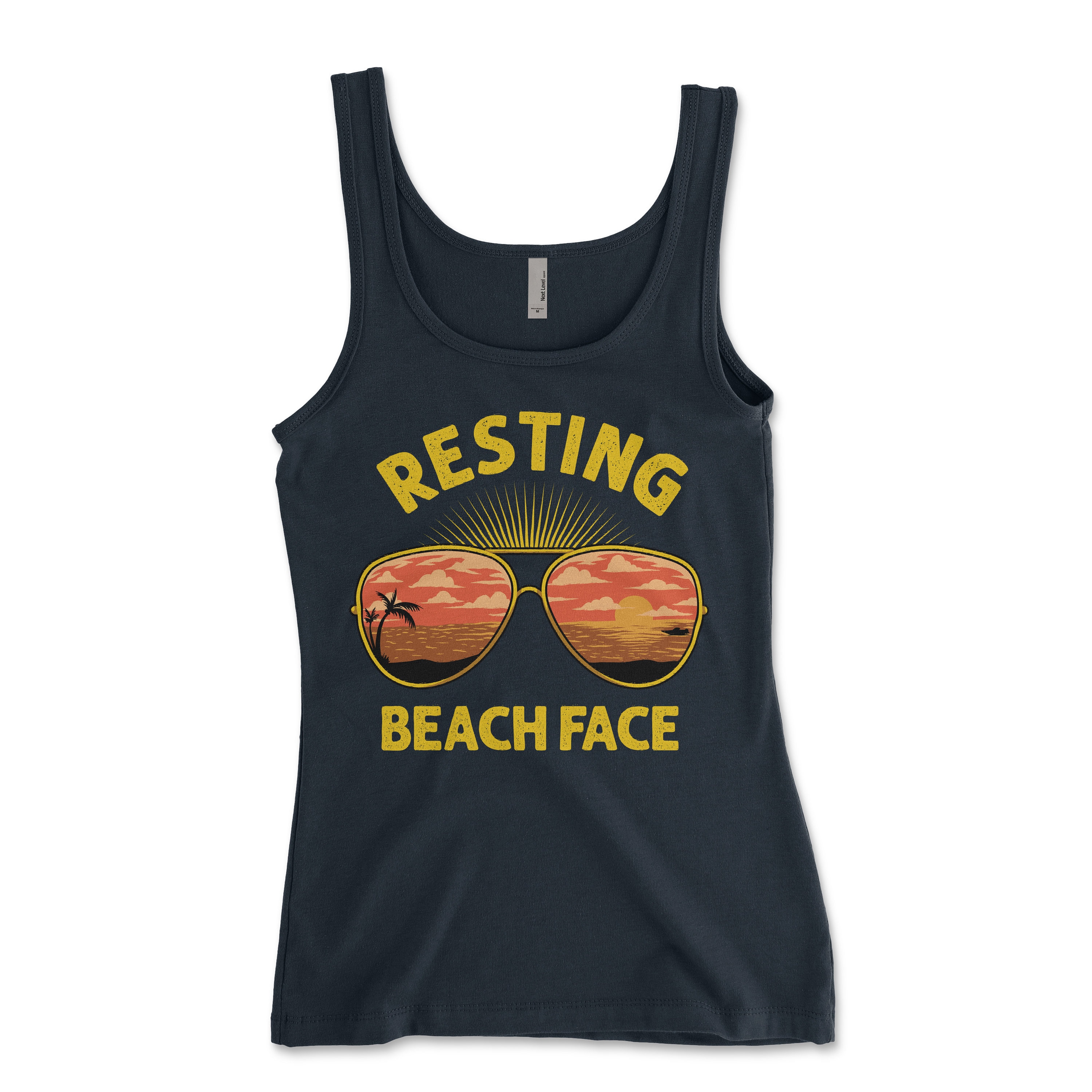 Resting Beach Face Tank Resting Beach Face Tank