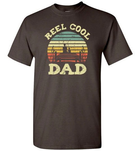 Reel Cool Dad Shirt for Men Dad Fishing Shirt Fishing Birthday