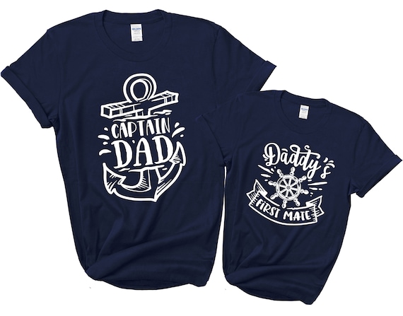Captain Daddy Anchor T-Shirt Funny Sailor Shirt For Dad Captain Daddy Anchor T-Shirt Funny Sailor Shirt For Dad