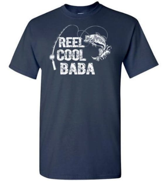 Reel Cool Baba Shirt for Men Baba Fishing Shirts Baba Birthday