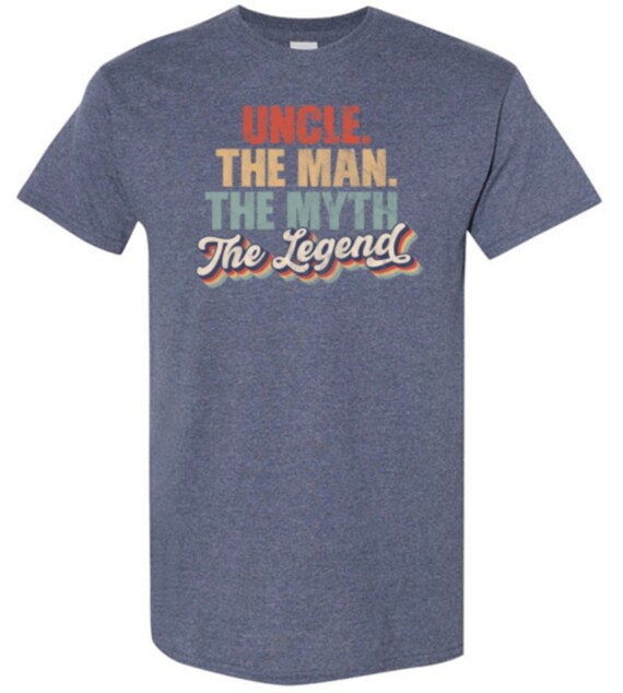 Tstars 'Uncle The Man The Myth The Legend' Men's Long Sleeve T-Shirt – Funny Gift For Uncle 1 thumbnail image