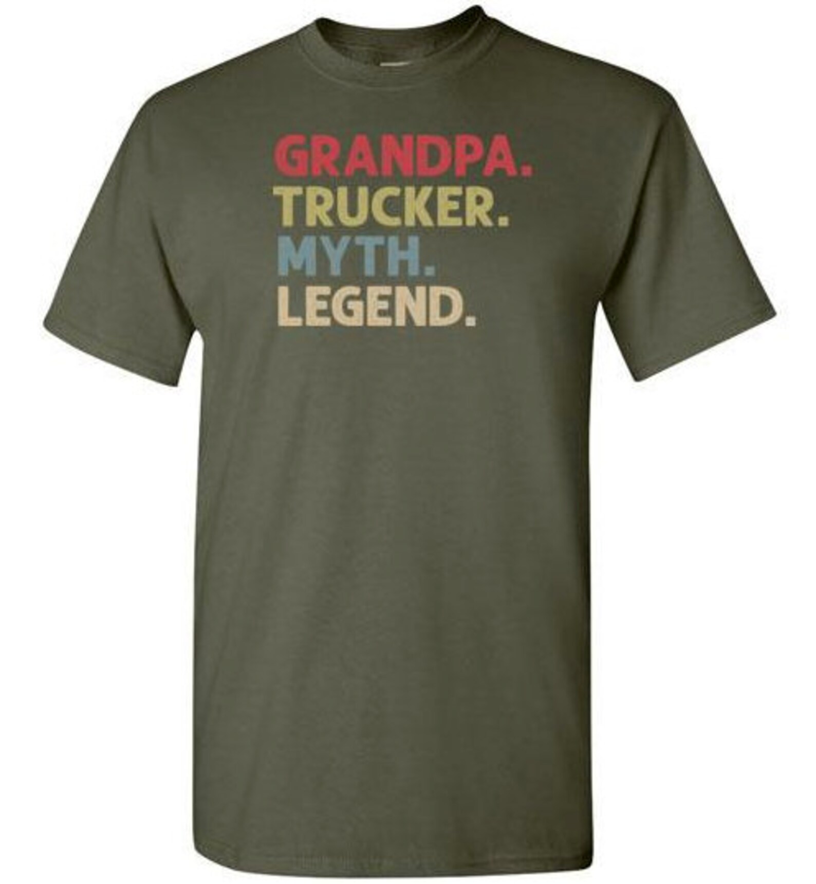 grandpa trucker t shirt
