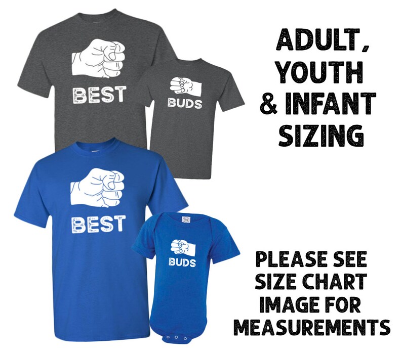 Best Buds Matching Shirt for Men and Boys Best Buds Shirts Etsy