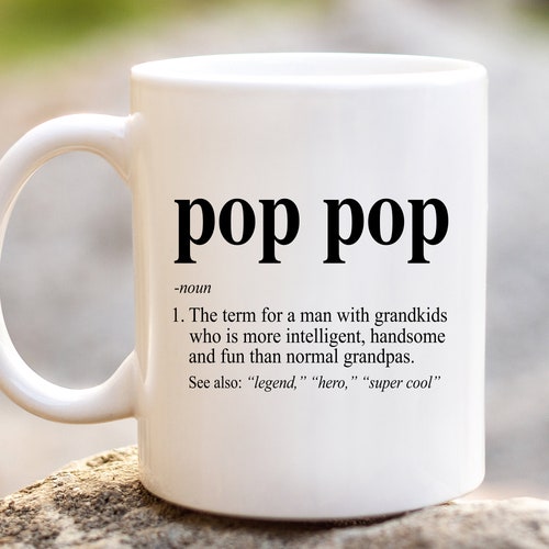 Pop Pop Definition Coffee Mug Poppop Definition Pop-pop - Etsy Denmark