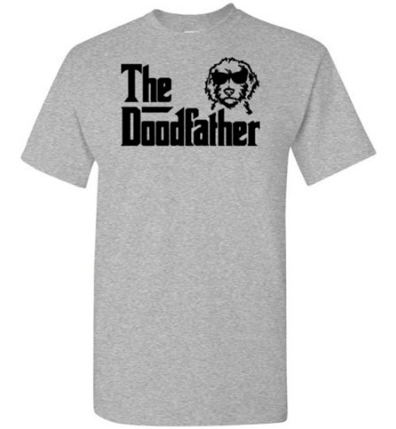 Mens Goldendoodle Dad T-Shirt - The Doodfather Gift Mens Goldendoodle Dad T-Shirt - The Doodfather Gift