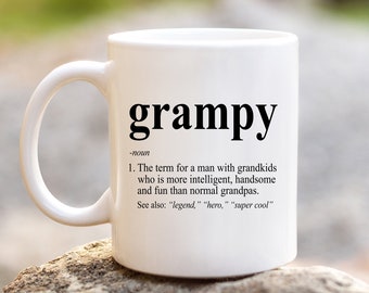 Printed Mug Pop Art Mug Super Grampy! Printed Mug Pop Art Mug Super Grampy!
