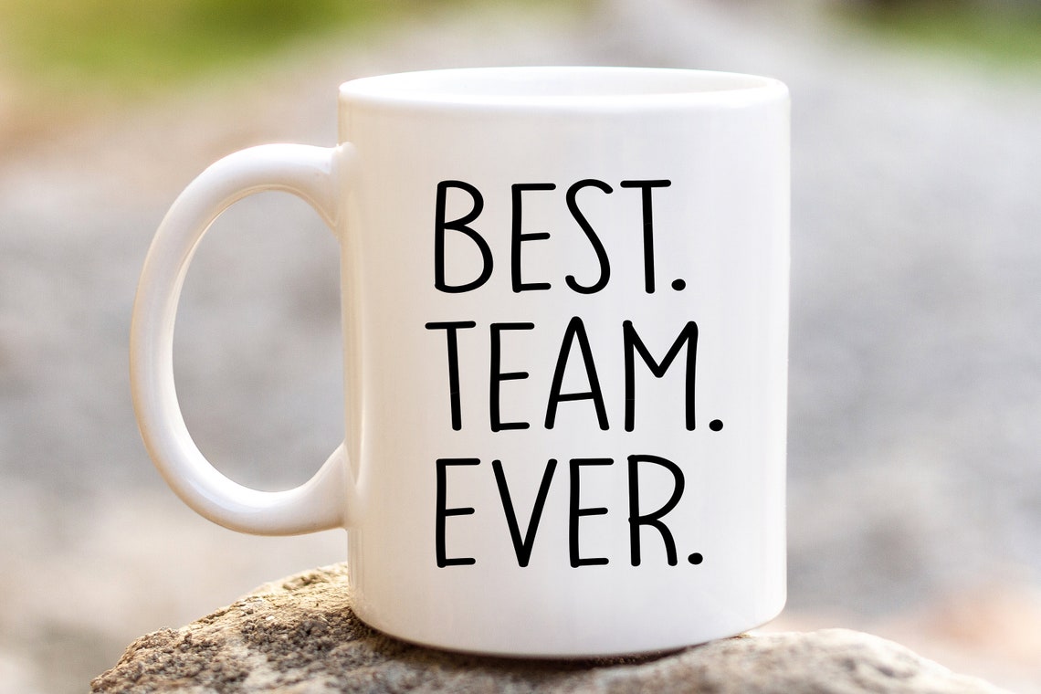 Best Team Ever Mug Team Gifts for Employees Sports Team Etsy