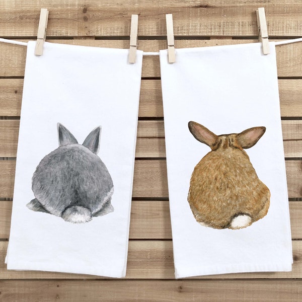 Bunny Butt Tea Towels